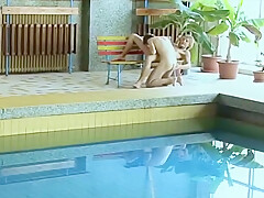Poolside Bareback Boys Raw Fuck