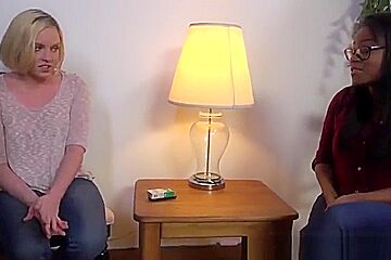 Pornstar porn video featuring Caroline Cross and Monique Symone