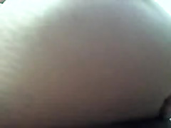 Prego slut fingering her gaping slit