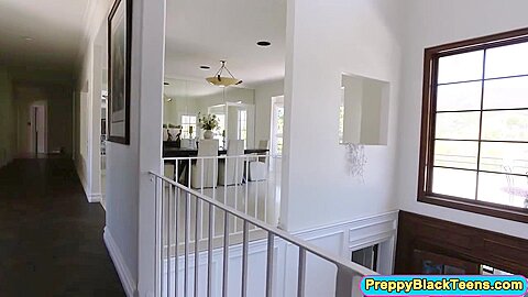 Preppy Black teen 18+ Gets Boned By Her Stepdad With Daya Knight