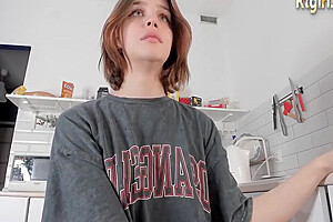 Pretty Trans Goddess With Tattoos And Sexy Feet Legs Pulls Off Her Big Cock On Webcam