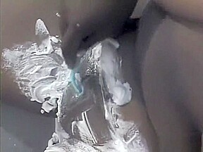 Prodigious whore Chastity gets her black cunt penetrated in prison