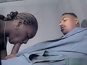 Prodigious whore Chastity gets her black cunt penetrated in prison