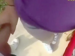 Public Blowjob and Cumshot on Her Face