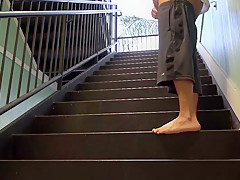 Public Jackoff and Huge Cumshot
