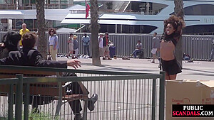 Public Whipped Smalltits Babe By Master And Mistress Outdoor