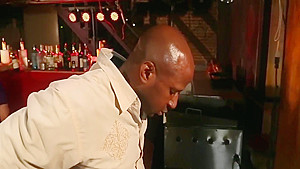 Punks Larkin Love and Brittany Lynn fucked by a black cock
