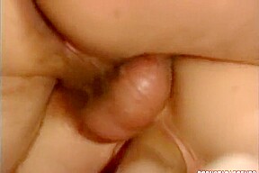 Rayveness gets into a threesome with two guys and gets nailed hard