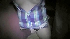 Real Amateur Cumslut Tia takes it all in Public Dogging