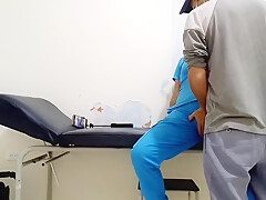 Real Nurse Fucking In Patient Care!! The Room Becomes A Porn Studio