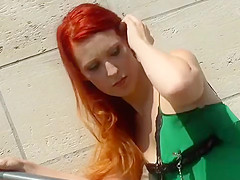 Redhead fucked on a tourists boat