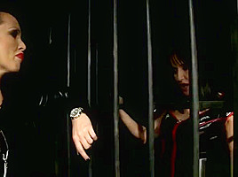 Restrained Subs Pussy Drilled With Dildo
