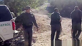 Rough Fucking With Blonde Immigrant Slut On The Border