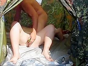 Russian Mature Amateur Couple In Nature
