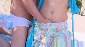 Russian couple enjoy oral sex outdoors