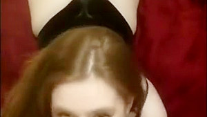 SHY COLLEGE REDHEAD FOOTJOB + CUM ON FEET