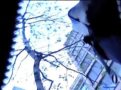 Sassy chick filmed by a naughty street
