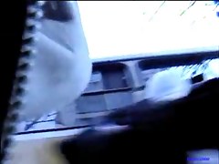 Sassy chick filmed by a naughty street