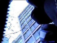 Sassy chick filmed by a naughty street