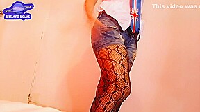 Saturn Squirt Her Stepbrother-in-law Records Her As She Has A Beautiful Ass In Fishnet Stockings