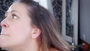 Seth Gamble, Cherie Deville And Carolina Sweets In Stepmom And Her Guest Bound Had Intercourse