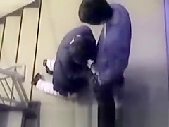 Sex in Building Staircase