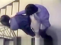 Sex in Building Staircase