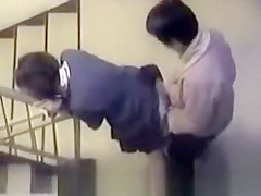 Sex in Building Staircase