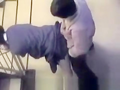 Sex in Building Staircase