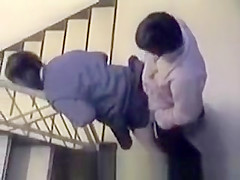 Sex in Building Staircase