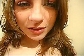 Sexy Brunette Deep Throats Huge Cock