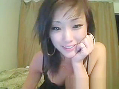 Sexy Japanese slut teases on cam
