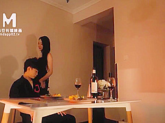 Sexy Model With Long Legs And Hot High Heels Serve Her Boss With Her Tight Pussy