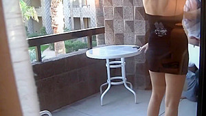 Sexy college chick enjoying amazing sex with her owner of apartment