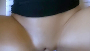 Sexy college chick enjoying amazing sex with her owner of apartment