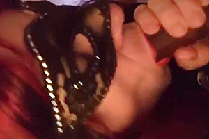 Shayna Sucking 8 Inch Uncut BBC