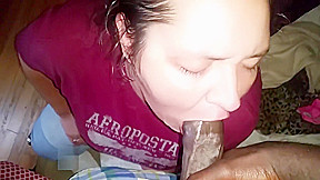 She loves sucking a black dick
