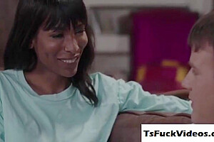 Shemale Blows Brandon And Dillions Dick With Natassia Dreams