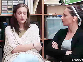 Shoplifters Jojo And Rylee Fucked By The Detective