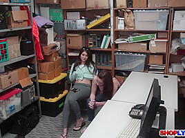 Shoplifters Jojo And Rylee Fucked By The Detective