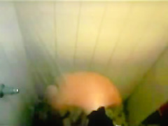 Shower gets caught