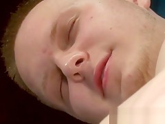 Showering sucked twink bangs with shlong
