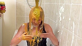 Shy Girl Pied and gunged for a good cause