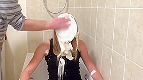 Shy Girl Pied and gunged for a good cause