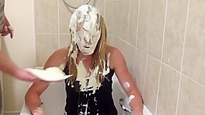 Shy Girl Pied and gunged for a good cause