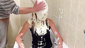 Shy Girl Pied and gunged for a good cause