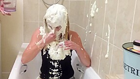 Shy Girl Pied and gunged for a good cause
