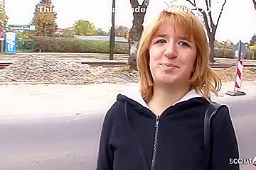 Shy Ugly German College teen 18+ Pickup And Fuck By Old Guy