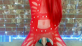 Sick Redhead ladyboy Plays With anal And weenie Games