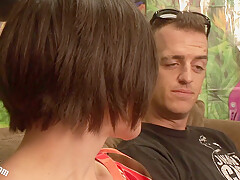 Silvia Vs 17 Man Gangbang While Her Husband Is Watching